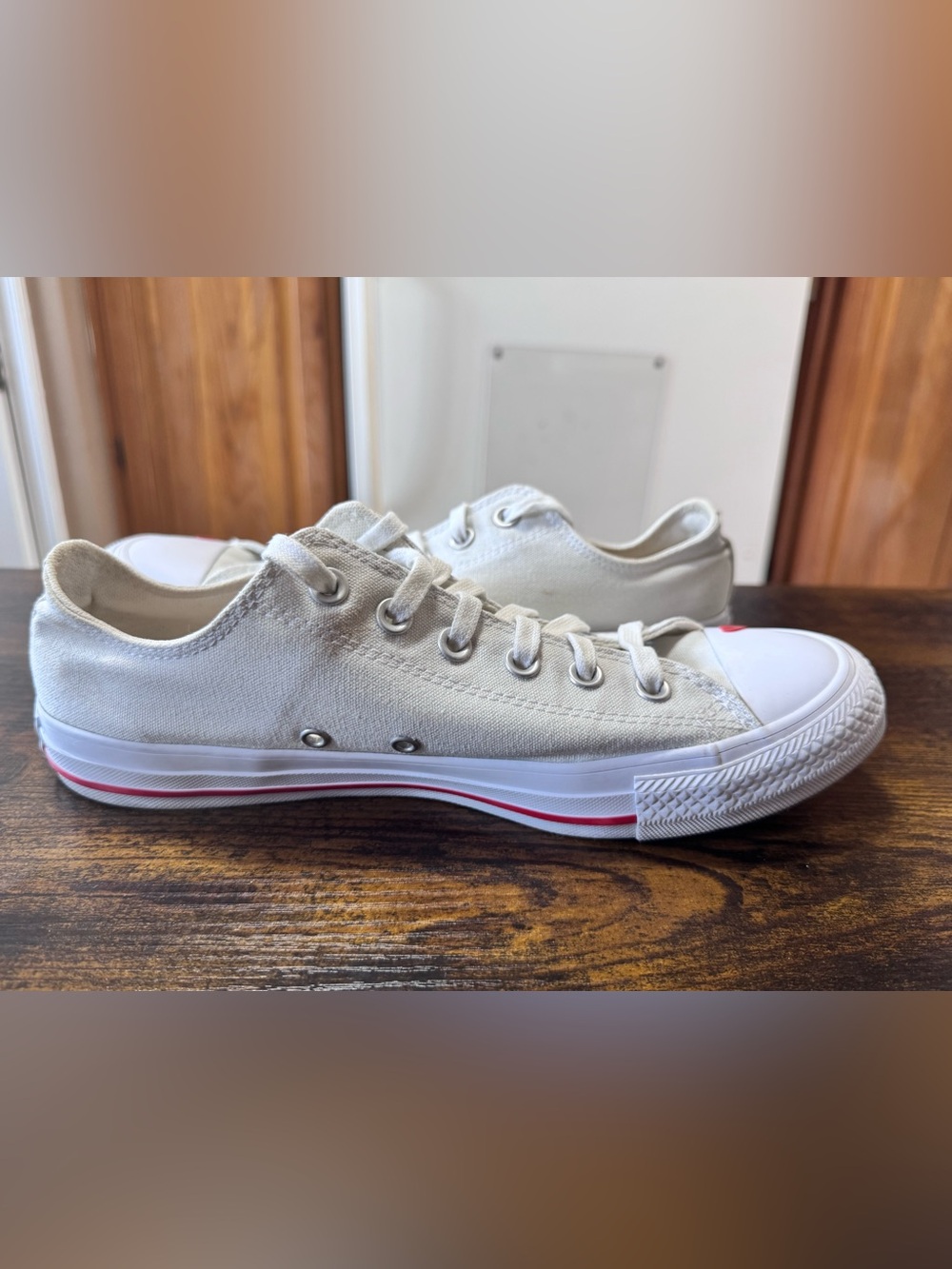 Converse Chuck Taylor All Star Low "Love Fearlessly" Sneakers White Size 10 - Picture 9 of 12